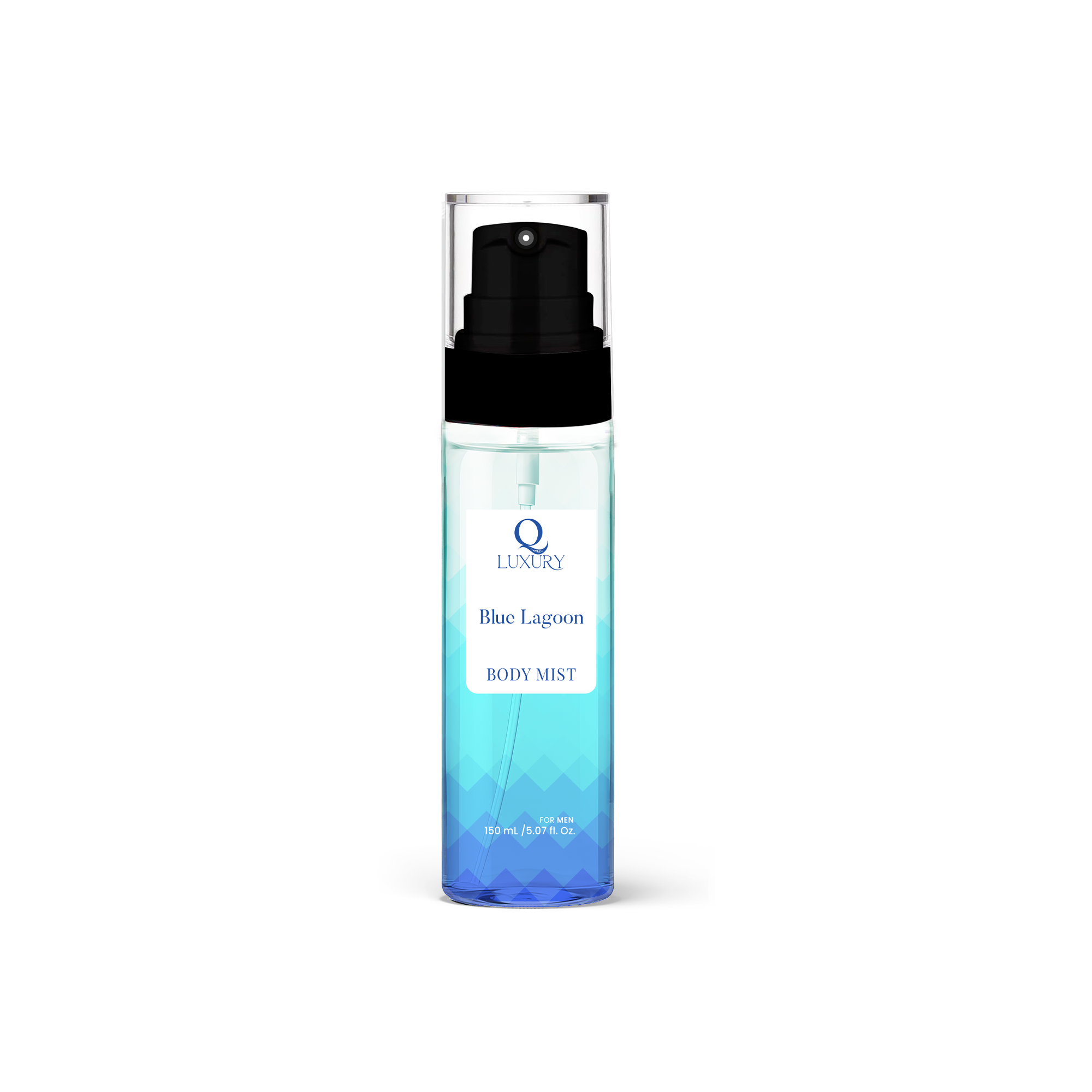 Q Luxury Body Mist For Man - Blue Lagoon - 150ml