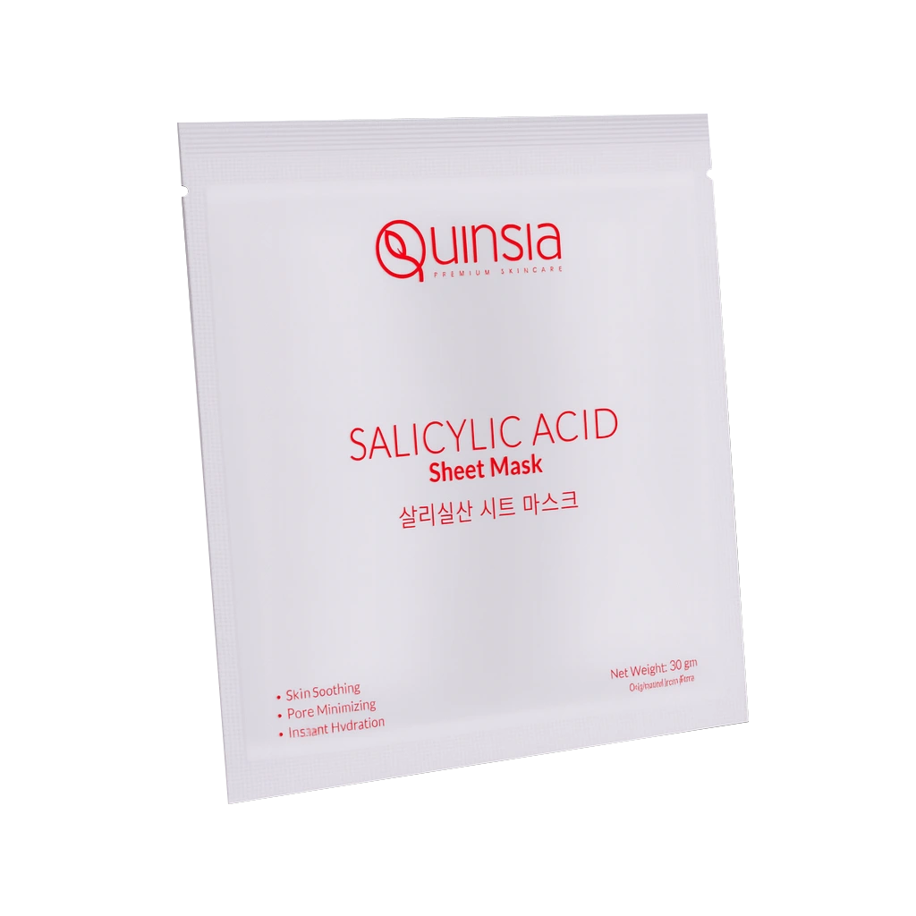 Quinsia Salicylic Acid Sheet Mask -30Gm