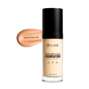 Qolore Skin Glow Liquid Foundation Ivory Pink-05