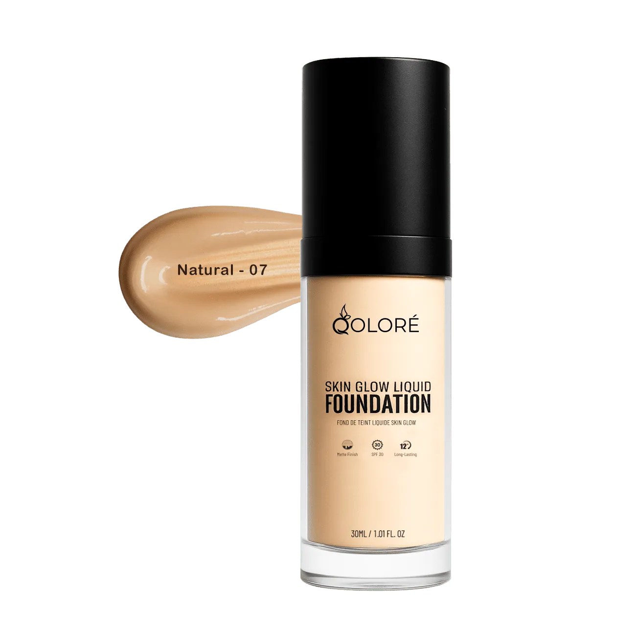 Qolore Skin Glow Liquid Foundation Natural-07
