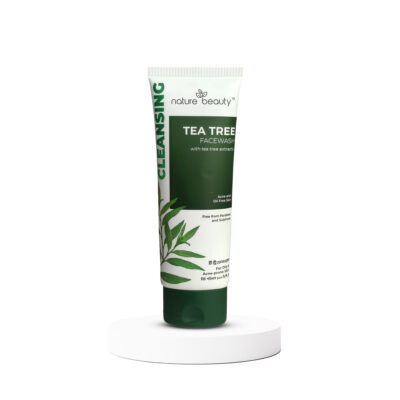 Nature Beauty Tea Tree Face Wash - 100Ml (New)